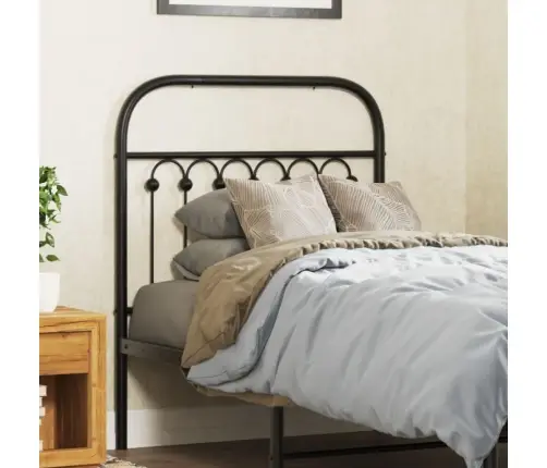 Metallist Voodipeats, Must, 80 Cm