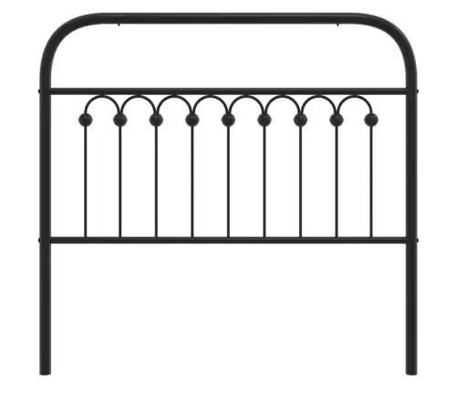 Gultas Galvgalis, Metāls, Melns, 100 Cm Vidaxl