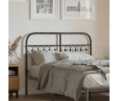 Metallist Voodipeats, Must, 120 Cm