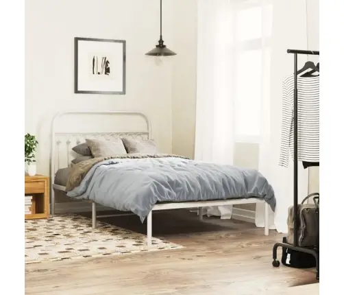 Gultas Galvgalis, Balts, 107 Cm Vidaxl