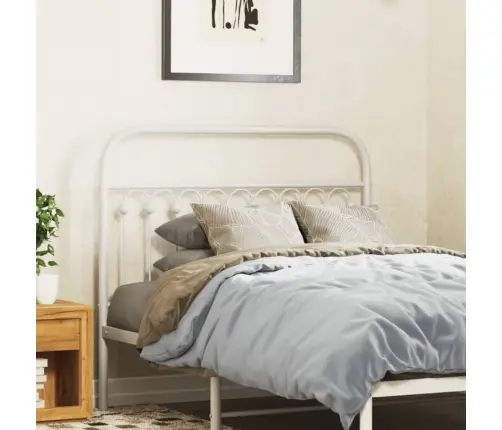 Gultas Galvgalis, Balts, 107 Cm Vidaxl