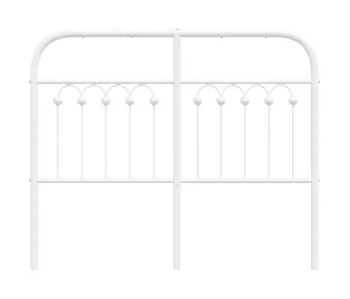 Gultas Galvgalis, Balts, 120 Cm Vidaxl