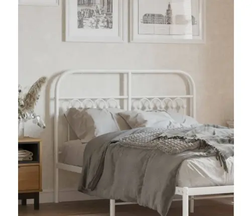 Gultas Galvgalis, Balts, 120 Cm Vidaxl