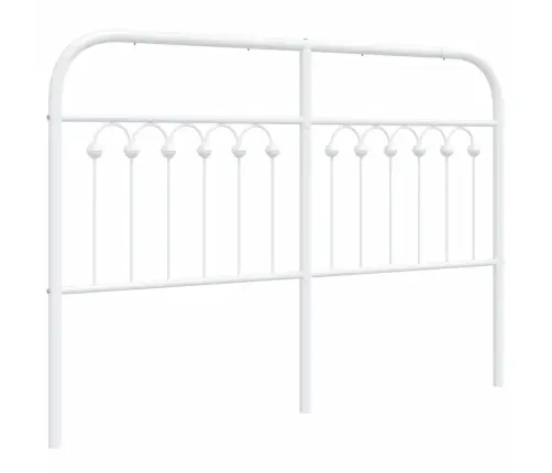 Metallist Voodipeats, Valge, 135 Cm