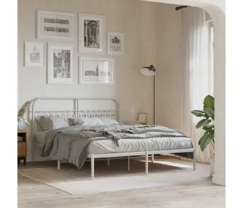 Metallist Voodipeats, Valge, 150 Cm