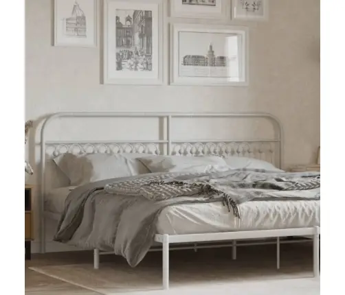 Metallist Voodipeats, Valge, 200 Cm