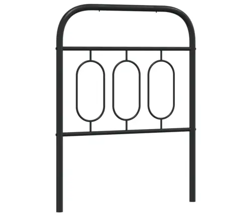 Gultas Galvgalis, Metāls, Melns, 75 Cm Vidaxl