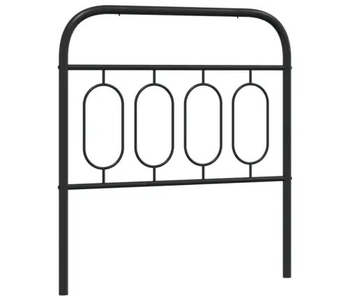 Gultas Galvgalis, Metāls, Melns, 90 Cm Vidaxl