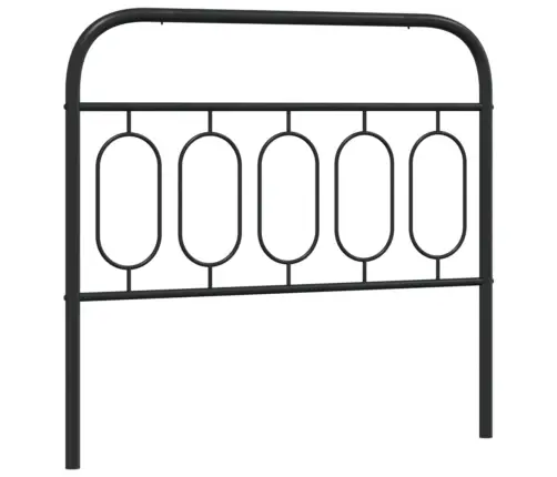 Gultas Galvgalis, Metāls, Melns, 100 Cm Vidaxl