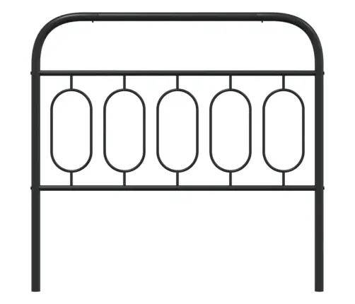 Gultas Galvgalis, Metāls, Melns, 100 Cm Vidaxl