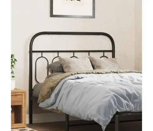 Gultas Galvgalis, Metāls, Melns, 100 Cm Vidaxl