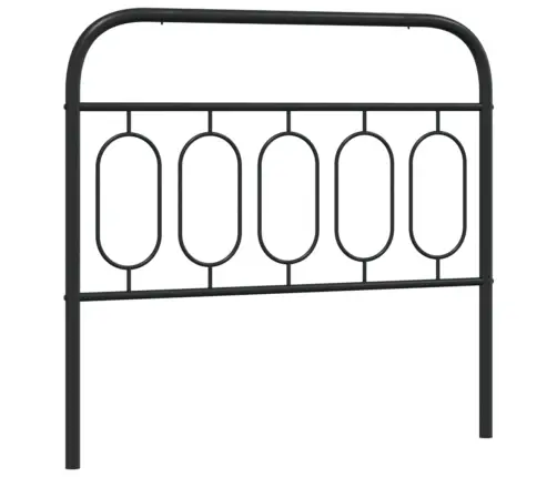 Gultas Galvgalis, Metāls, Melns, 107 Cm Vidaxl