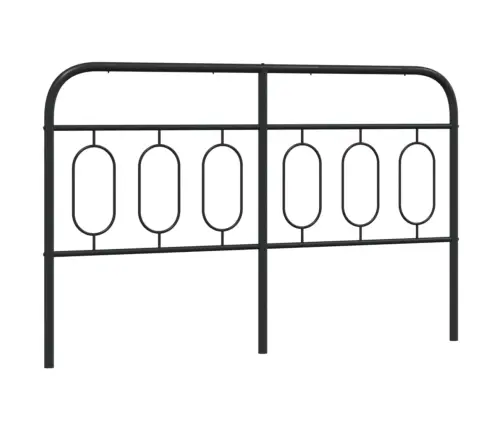 Gultas Galvgalis, Metāls, Melns, 140 Cm Vidaxl