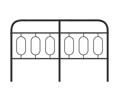 Gultas Galvgalis, Metāls, Melns, 140 Cm Vidaxl