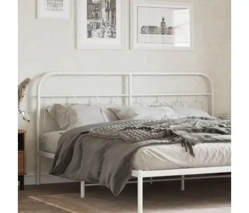 Gultas Galvgalis, Balts, 183 Cm Vidaxl