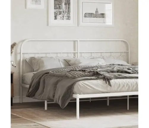 Gultas Galvgalis, Balts, 200 Cm Vidaxl