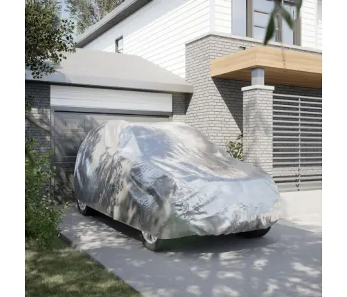 Automašīnas Pārsegs Ar Sprādzes Siksnām, Sudraba, M Vidaxl