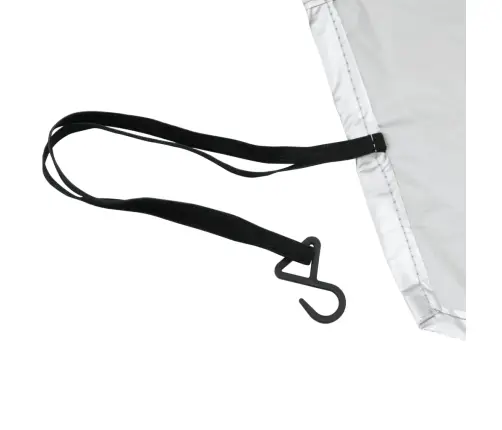 Pusės Automobilio Uždangalas Su Kabliukais, Sidabrinis, L