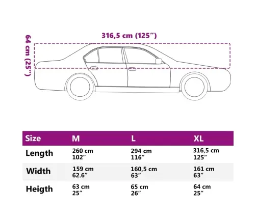 Poolik Autokate Konksudega Hõbedane Xl
