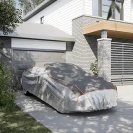 Automobilio Uždangalas Sedanams, Pilkas Ir Sidabrinis, L Dydžio