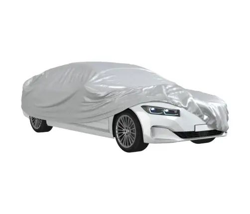 Automašīnas Pārsegs Sedanam, Pilns, Sudrabs, M Peva Vidaxl