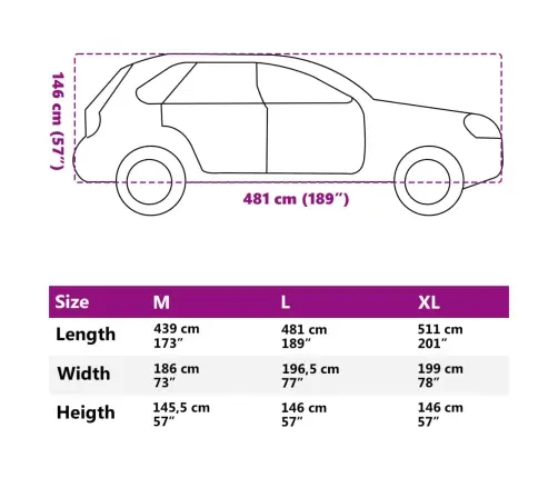 Automašīnas Pārsegs Suv, Pilns, Sudrabs, L Peva Vidaxl