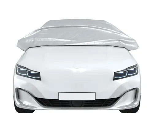 Pusės Automobilio Uždangalas Su Kabliukais, Sidabrinis, M, Peva