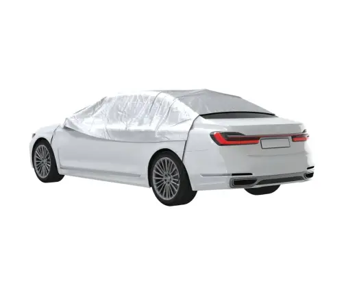 Pusės Automobilio Uždangalas Su Kabliukais, Sidabrinis, M, Peva