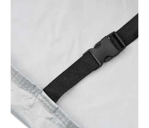 Pusės Automobilio Uždangalas Su Kabliukais, Sidabrinis, M, Peva