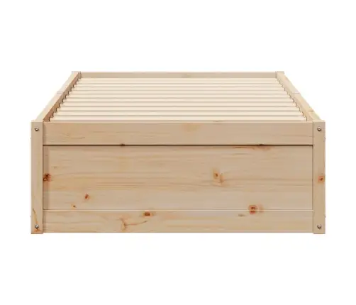 Lovos Rėmas Be Čiužinio, 100X200cm Pušies Medienos Masyvas