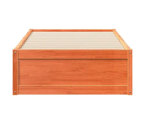 Lovos Rėmas Su Be Čiužinio, Ruda, 75X190cm Pušies Masyvas