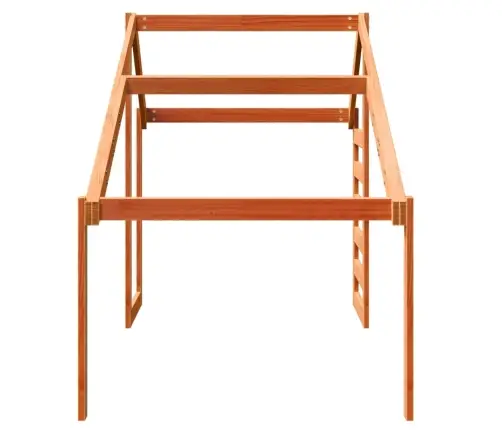 Bērnu Gultas Jumts, Brūns, 198X97X113 Cm, Priedes Masīvkoks Vidaxl