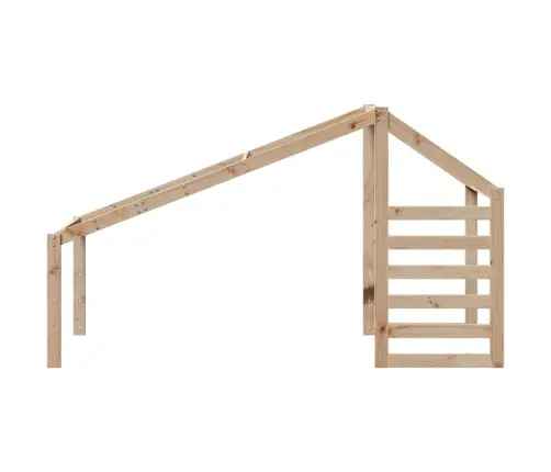 Bērnu Gultas Jumts, 188X97X113 Cm, Priedes Masīvkoks Vidaxl