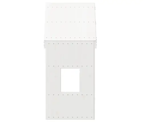 Bērnu Gultas Jumts, Balts, 60X89X134,5 Cm, Priedes Masīvkoks Vidaxl