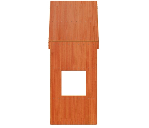 Bērnu Gultas Jumts, Brūns, 55X99X139,5 Cm, Priedes Masīvkoks Vidaxl