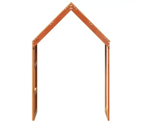 Bērnu Gultas Jumts, Brūns, 55X99X139,5 Cm, Priedes Masīvkoks Vidaxl