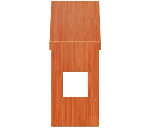 Bērnu Gultas Jumts, Brūns, 55X84X132 Cm, Priedes Masīvkoks Vidaxl
