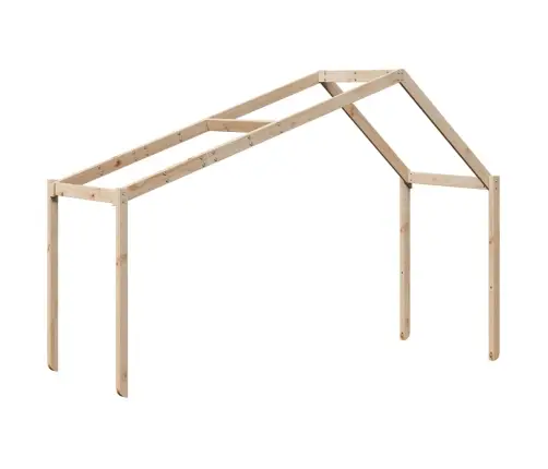 Bērnu Gultas Jumts, 213X85,5X144,5 Cm, Priedes Masīvkoks Vidaxl
