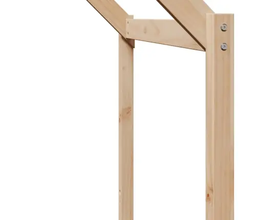 Bērnu Gultas Jumts, 213X85,5X144,5 Cm, Priedes Masīvkoks Vidaxl