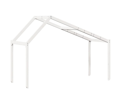 Lastevoodi Katus, Valge, 203 X 95,5 X 142 cm Männipuit