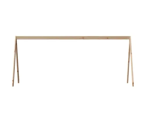 Bērnu Gultas Jumts, 209X95,5X88 Cm, Priedes Masīvkoks Vidaxl