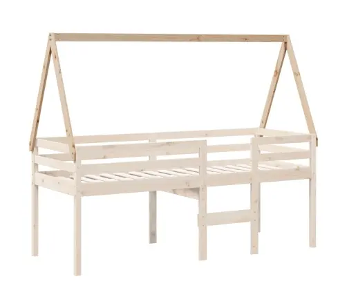 Bērnu Gultas Jumts, 209X85,5X88 Cm, Priedes Masīvkoks Vidaxl