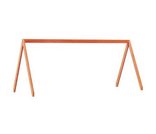 Bērnu Gultas Jumts, Brūns, 209X85,5X88 Cm, Priedes Masīvkoks Vidaxl