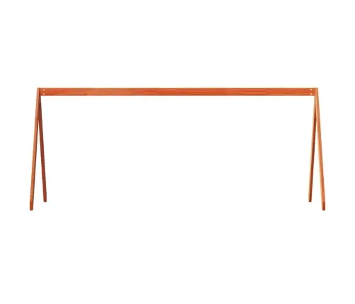 Bērnu Gultas Jumts, Brūns, 209X85,5X88 Cm, Priedes Masīvkoks Vidaxl