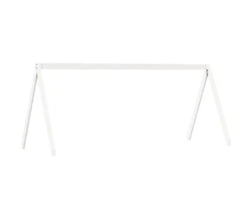 Lastevoodi Katus, Valge, 199 X 95,5 X 88 cm Männipuit