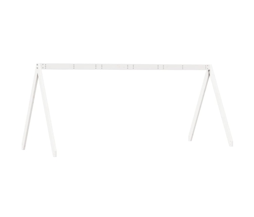 Bērnu Gultas Jumts, Balts, 199X95,5X88 Cm, Priedes Masīvkoks Vidaxl
