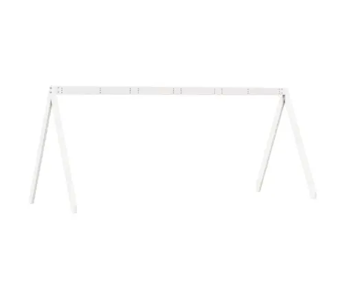 Lastevoodi Katus, Valge, 199 X 95,5 X 88 cm Männipuit