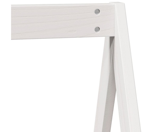 Bērnu Gultas Jumts, Balts, 199X95,5X88 Cm, Priedes Masīvkoks Vidaxl