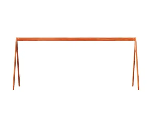 Bērnu Gultas Jumts, Brūns, 199X95,5X88 Cm, Priedes Masīvkoks Vidaxl