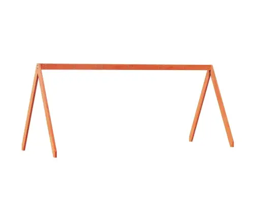Bērnu Gultas Jumts, Brūns, 199X95,5X88 Cm, Priedes Masīvkoks Vidaxl